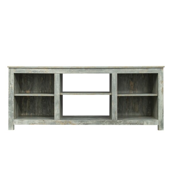 TV stand furniture with 4 storage compartments and 1 shelf cabinet