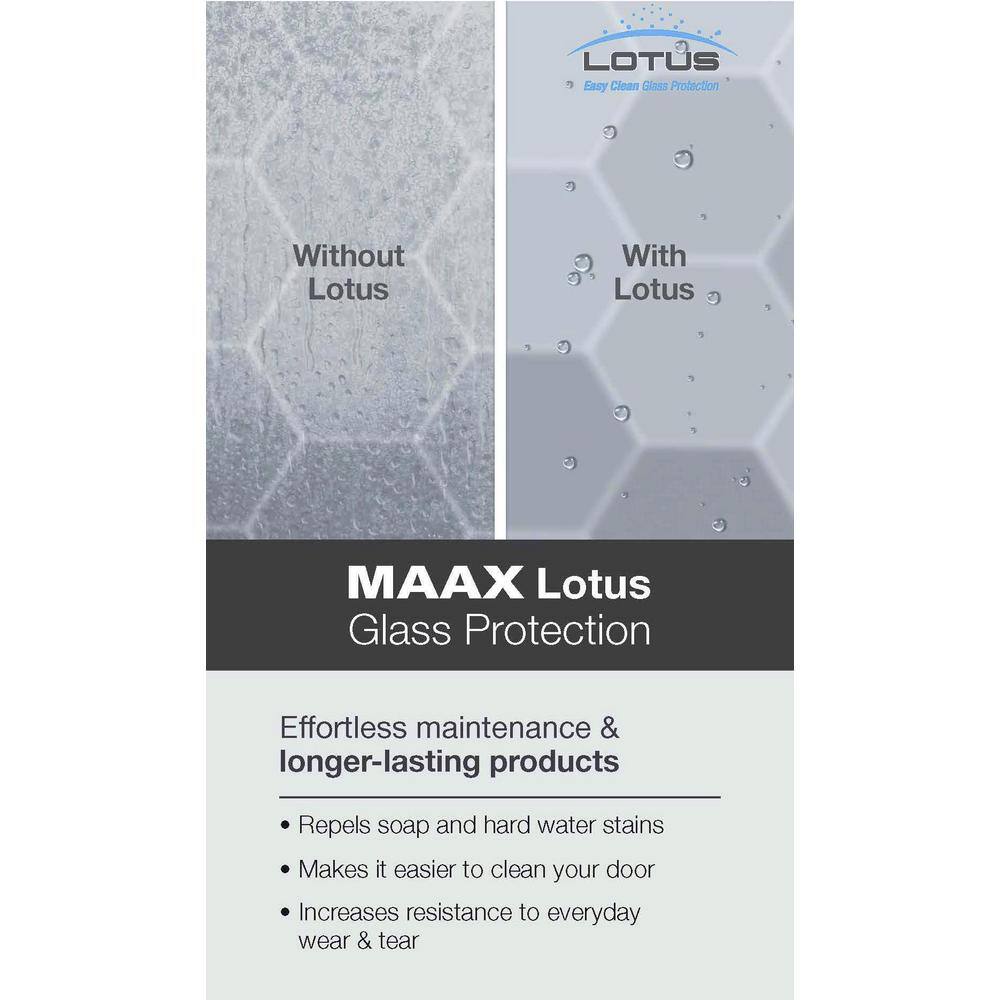 MAAX Utile 32 in. x 60 in. x 81 in. Bath and Shower Combo in Marble Carrara with New Town Right Drain Halo Door Chrome 106911-307-508-105