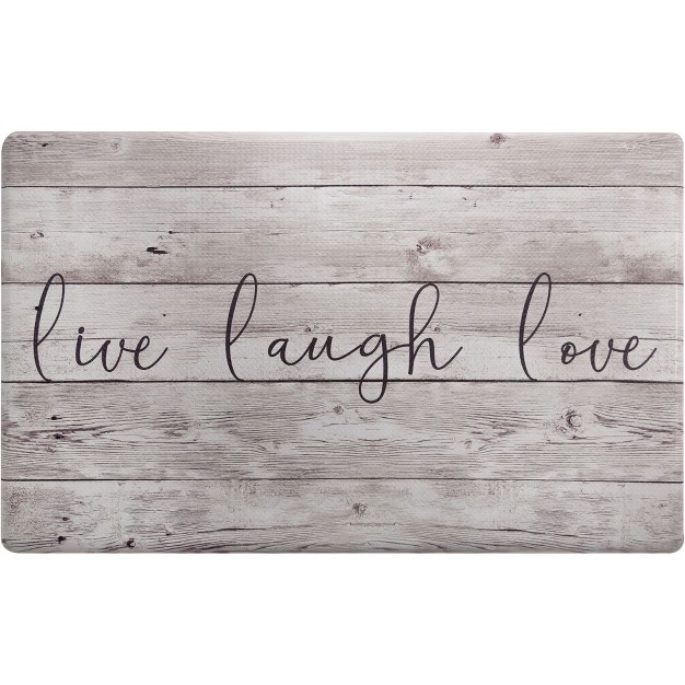 Sohome Cozy Living Live Laugh Love Anti fatigue Kitchen Mat