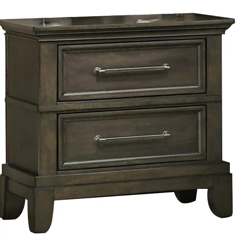 Cottage 2-Drawer Nightstand Made with Wood