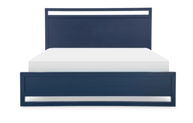 Summerland Blue King Size Bed