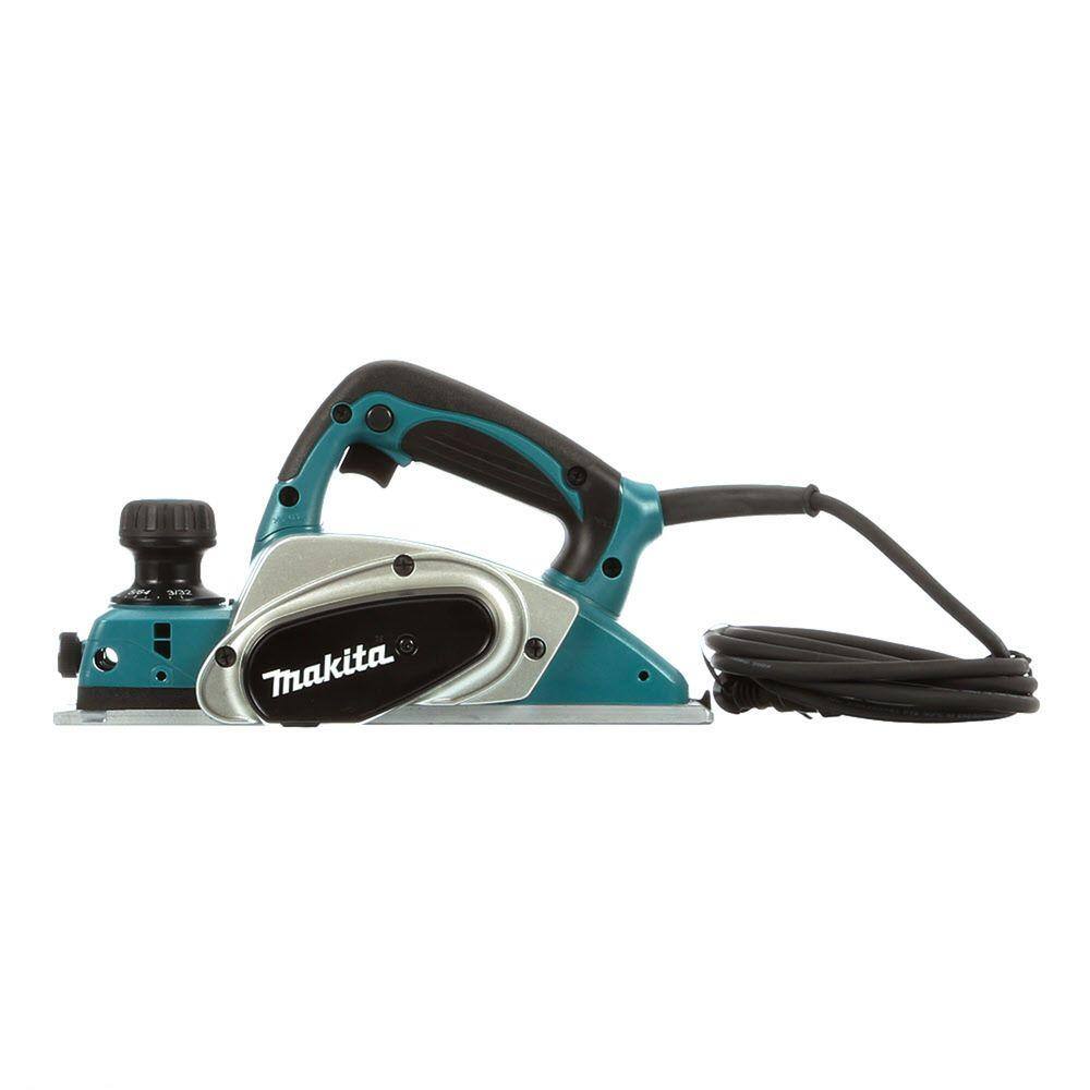 Makita 6.5 Amp 3-14 in. Corded Handheld Planer Kit with Blade Set Hard Case KP0800K