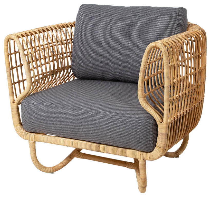 Cane line Nest lounge chair INDOOR  74211RU   Tropical   Armchairs And Accent Chairs   by Morning Design Group  Inc  Houzz