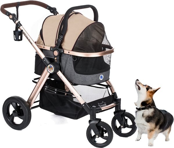 HPZ Pet Rover Luxury Carrier， Car Seat and Pet Stroller