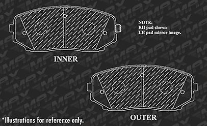 [Front + Rear] Rotors w/Metallic Pads Geomet OE Brakes 2007 2008 2009 2010 Edge MKX