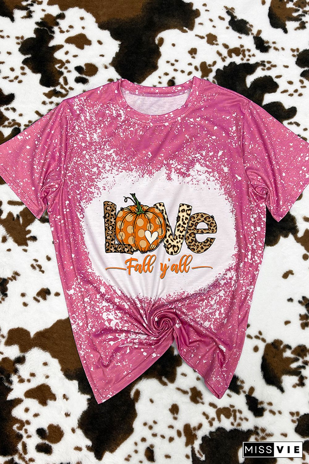 Love Fall Y'All Pumpkin Graphic Tee Wholesale