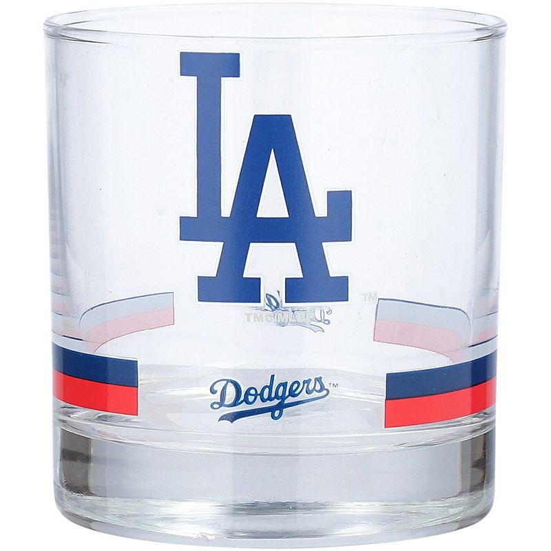 Los Angeles Dodgers 10oz. Banded Rocks Glass