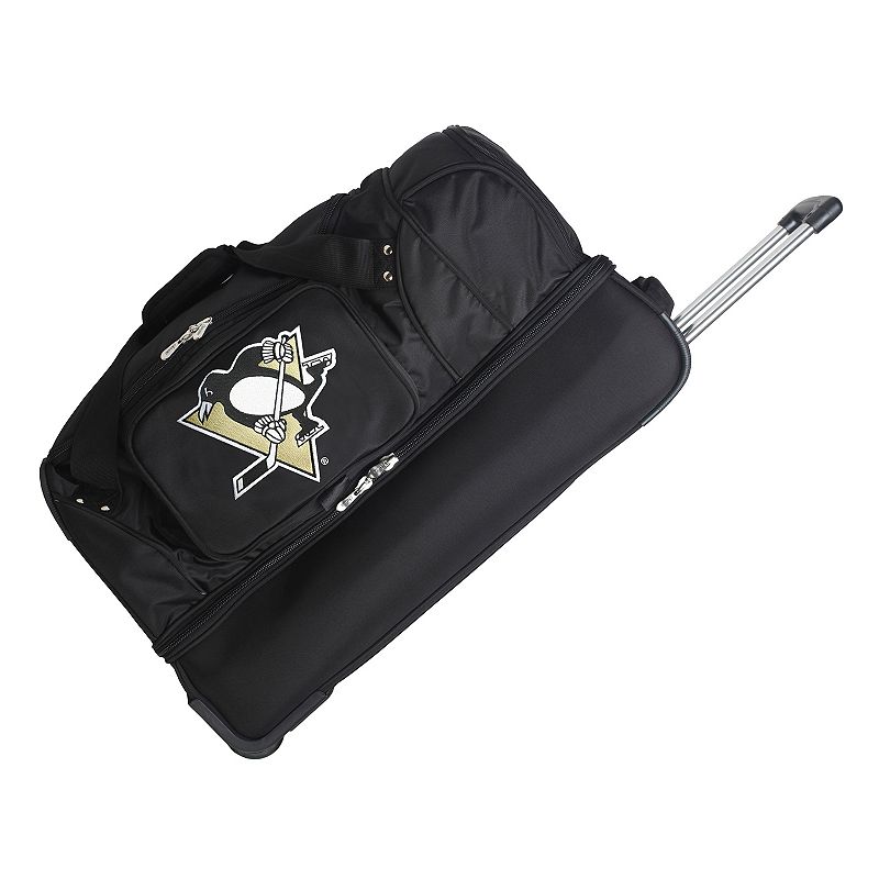 Pittsburgh Penguins 26-in. Wheeled Drop-Bottom Duffel Bag