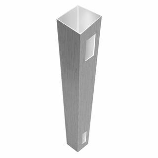 Barrette Outdoor Living 5 in. x 5 in. x 9 ft. Driftwood Gray Vinyl Fence EndGate Post 73025738