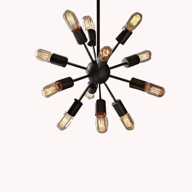 X 22 quot X 7 quot Herrick Edison Light Pendant Black Warehouse Of 