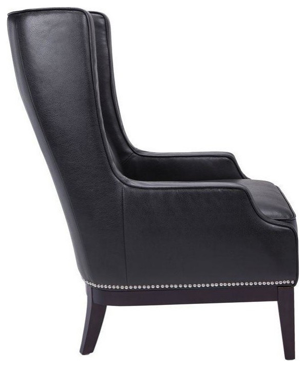 Logan Armchair   Black   Transitional   Armchairs And Accent Chairs   by Virgil Stanis Design  Houzz