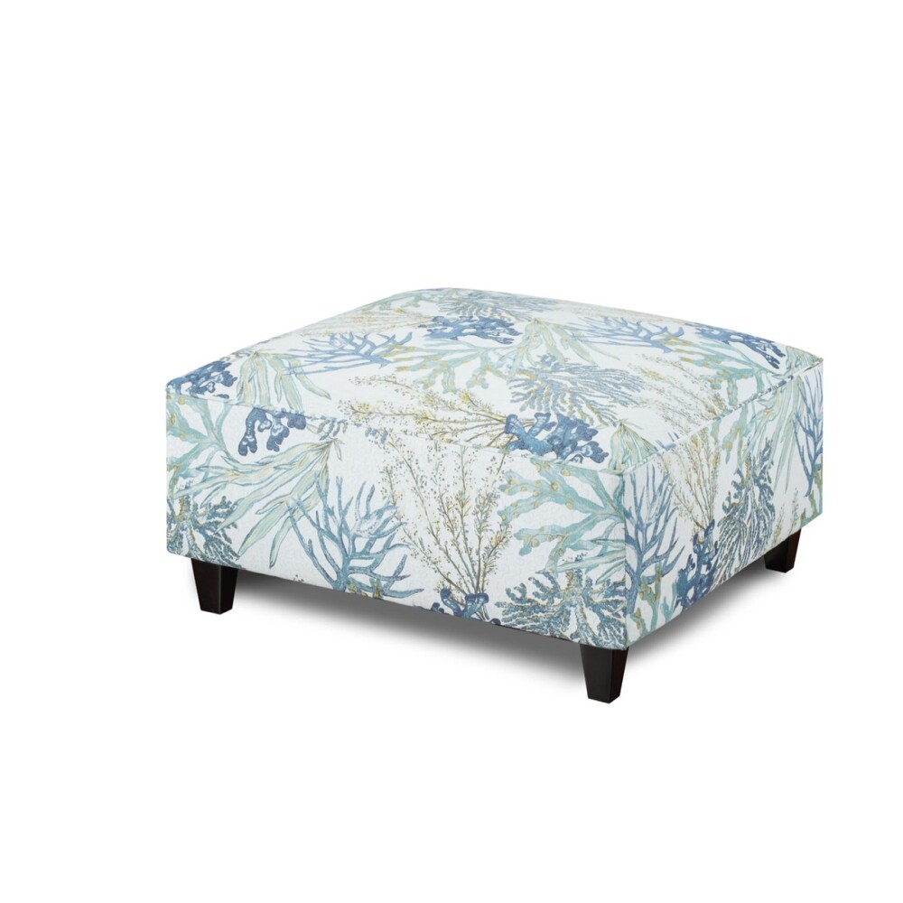 Coral Reef Oceanside Cocktail Ottoman