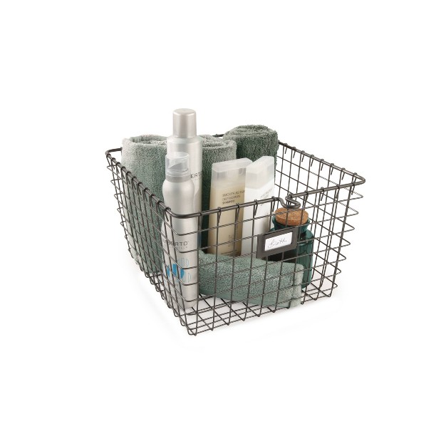 Spectrum Diversified Medium Storage Basket Dark Gray