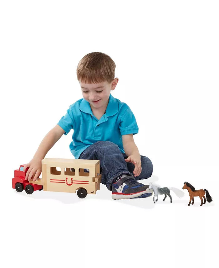 Melissa and Doug Melissa and Doug Kids Toy  Horse Carrier