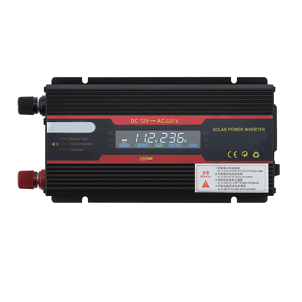 Intelligent Solar Car Inverter Modified Sinewave Converter With Lcd Display No.253418