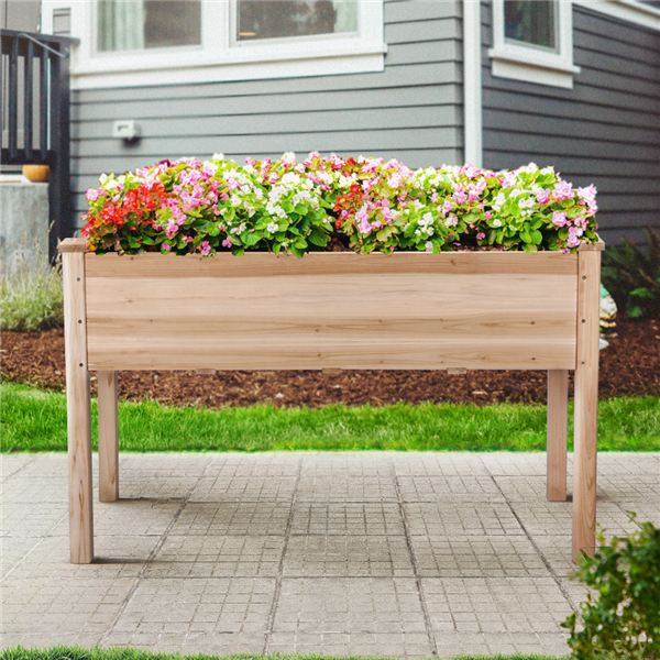 Elevated Flowerpot Vegetable Bed Garden Box Bed Gardening Vertical Planter