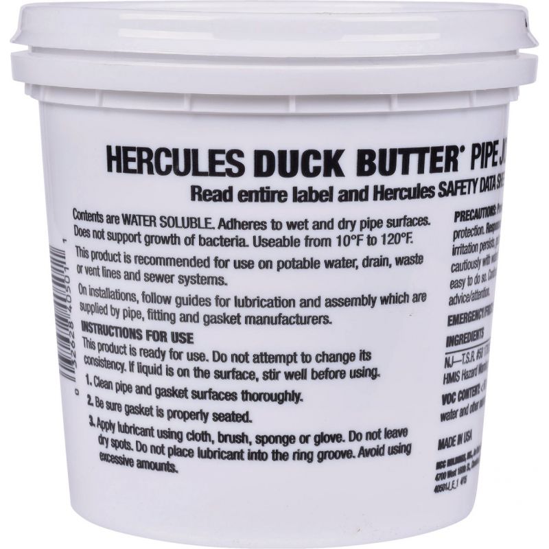 Oatey Hercules Duck Butter Pipe Lubricant 5 In. X 4.75 In. X 4.75 In.