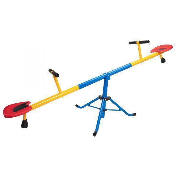 TIRAMISUBEST Indoor and Outdoor 360-Degree Rotation Seesaw Teeter Totter D0XY102HP3GZW