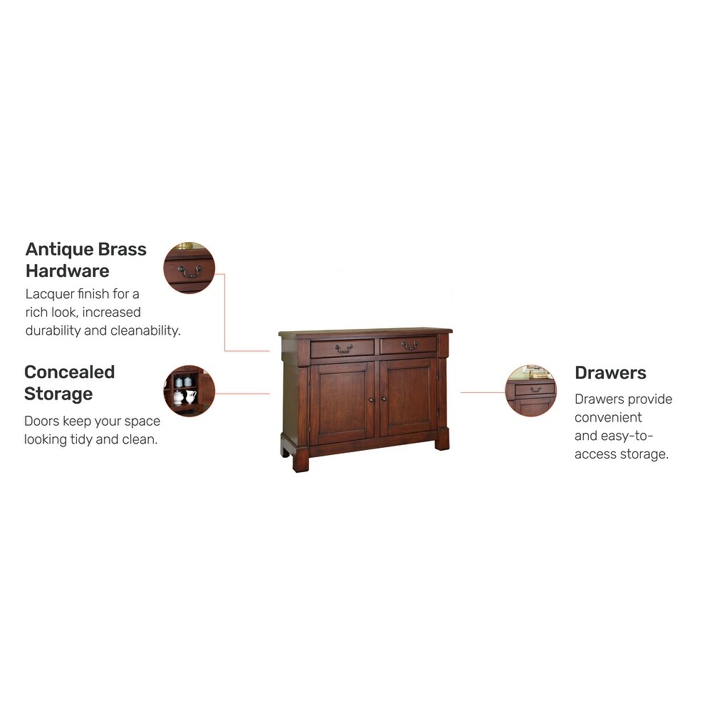 Aspen Rustic Cherry Buffet