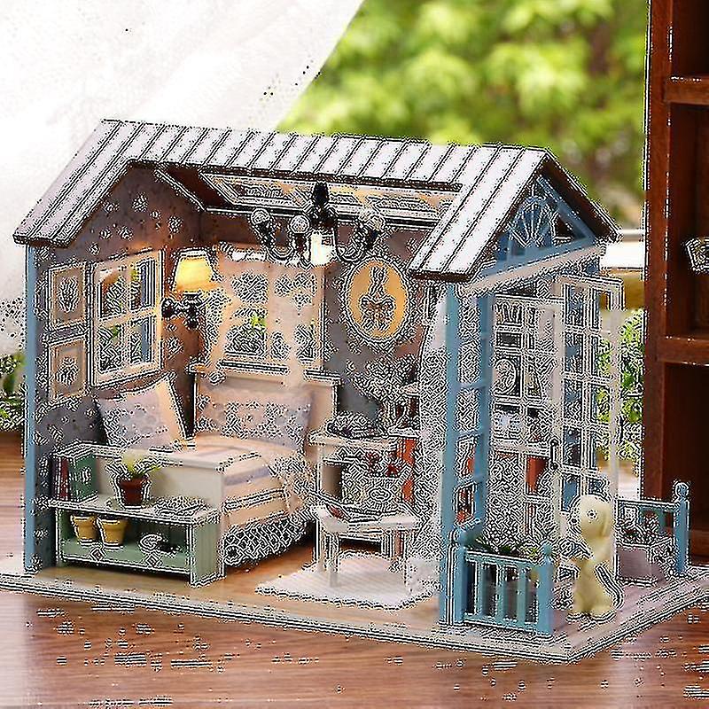 New Year Christmas Gifts Doll House Diy Miniature Dollhouse Toy Furnitures Casadolls Houses Toys For