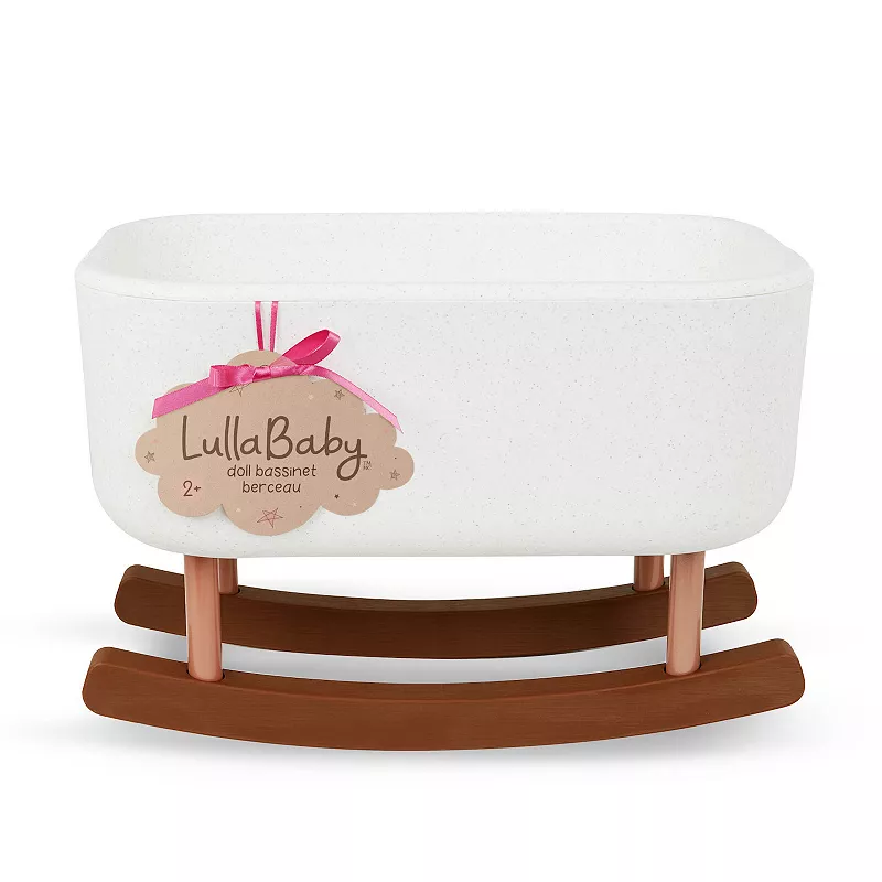 LullaBaby 14 Baby Doll Rocking Bassinet