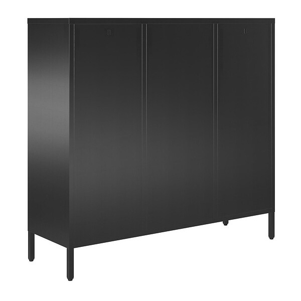 Systembuild Evolution Bonanza 2 Door Metal Locker Console Table w/ Storage