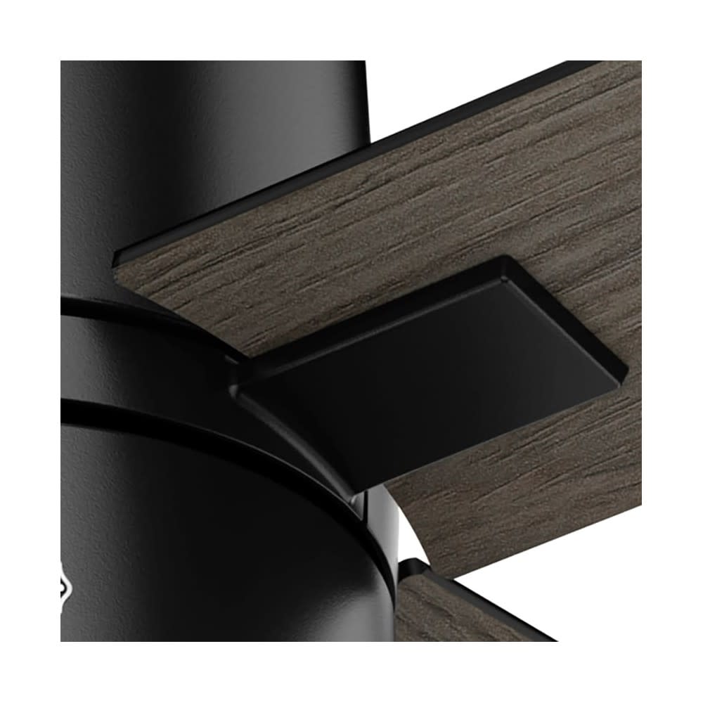 Hunter Beck Ceiling Fan 52 Matte Black/Greyed Walnut