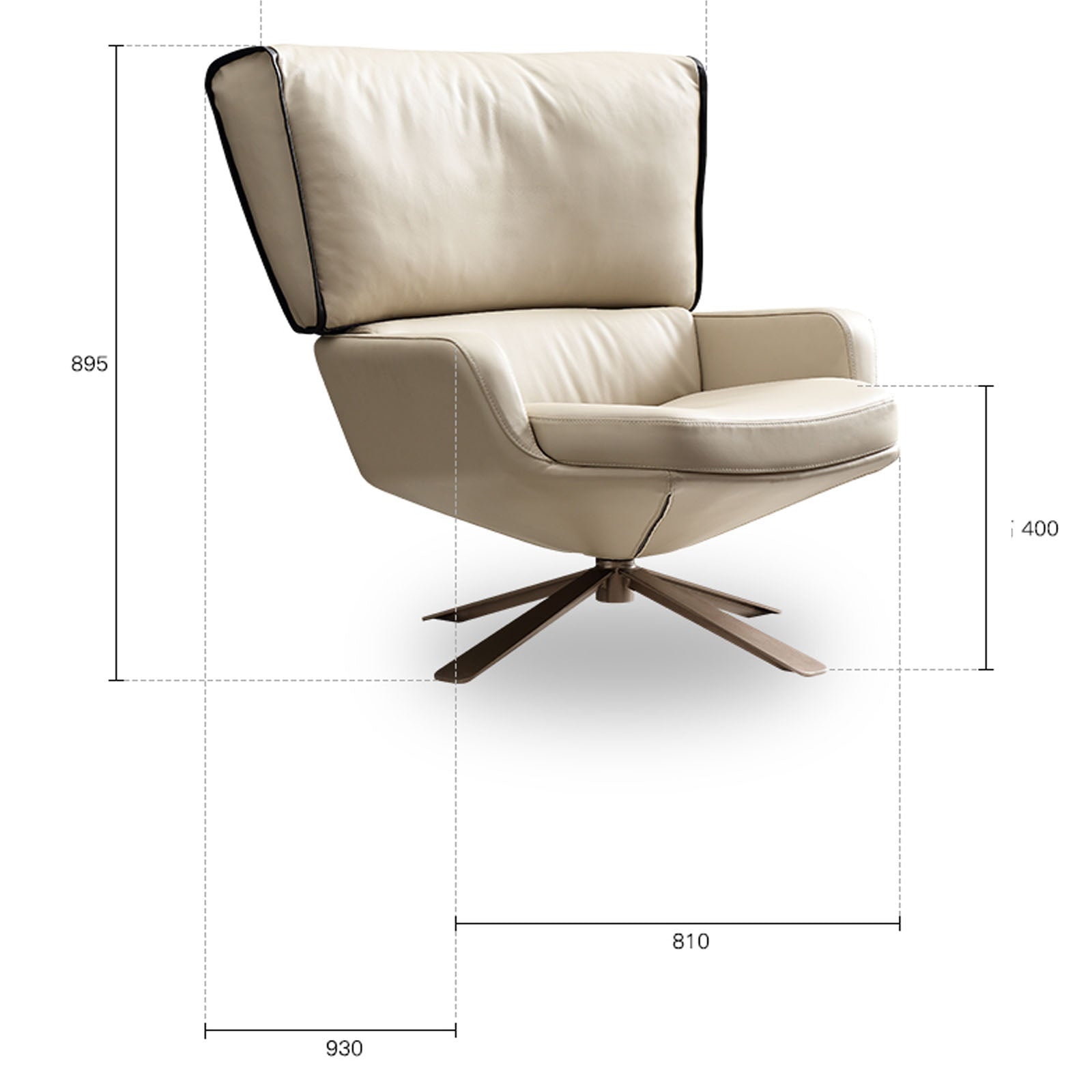 Varese Lounge Chair Lc043-Beige