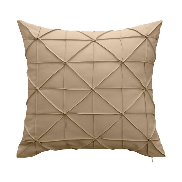 Fishnet Pleat Indoor outdoor Throw Pillow Edie home