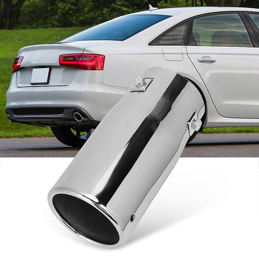 68mm Universal Adjustable Exhaust Tip Muffler Pipe Rear Tail Throat Car Modification