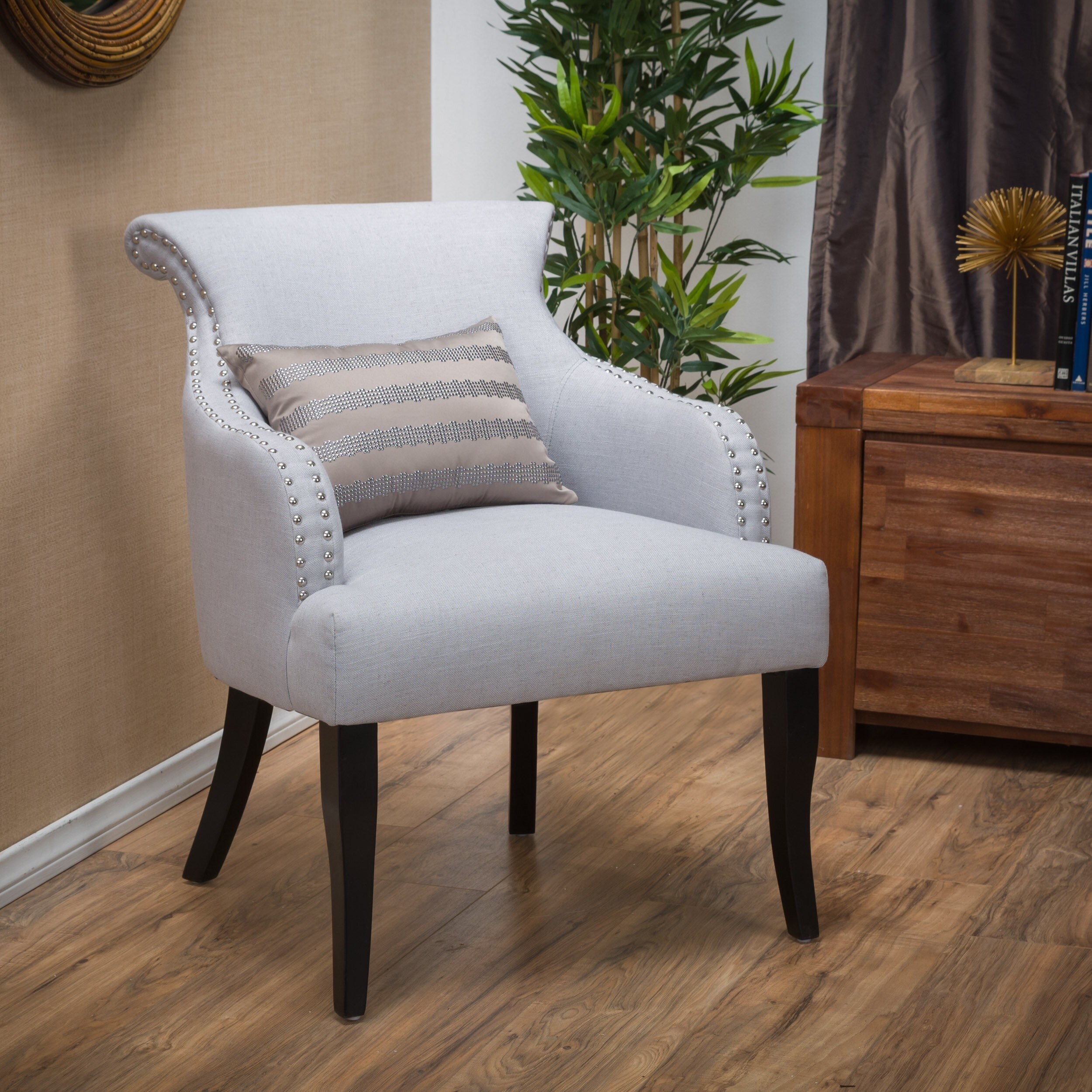 Filmore Fabric Arm Chair by Christopher Knight Home