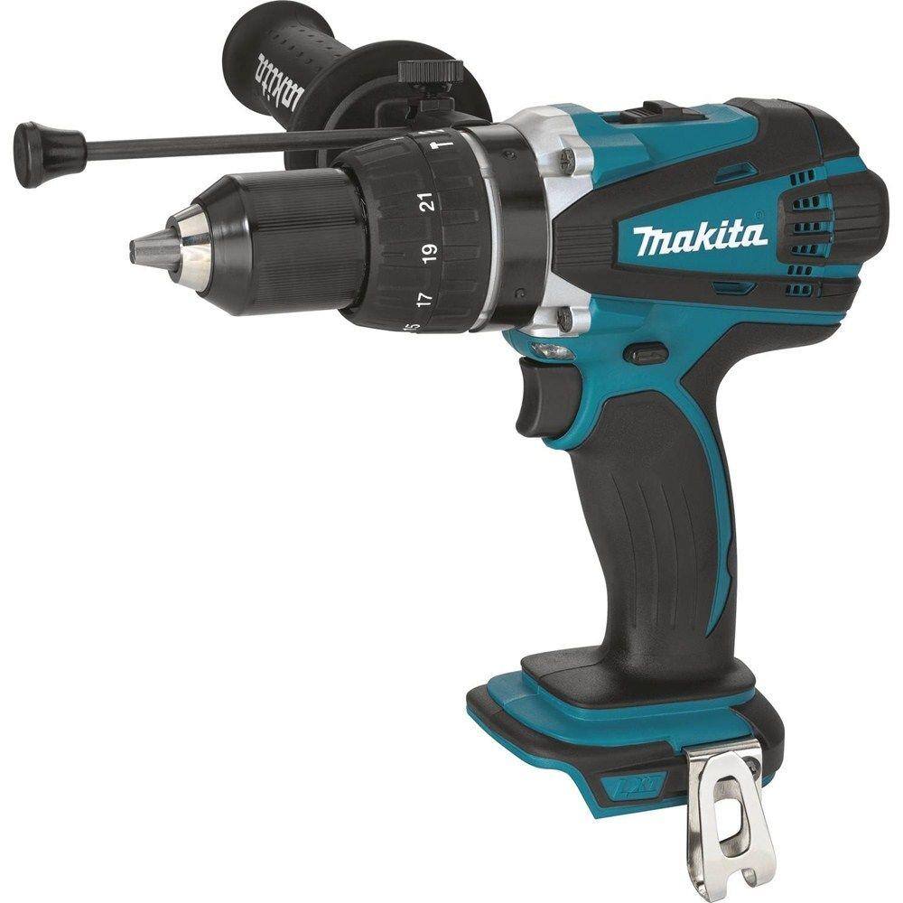 Makita 18V LXT Lithium-Ion 12 in. Cordless Hammer DriverDrill (Tool-Only) XPH03Z