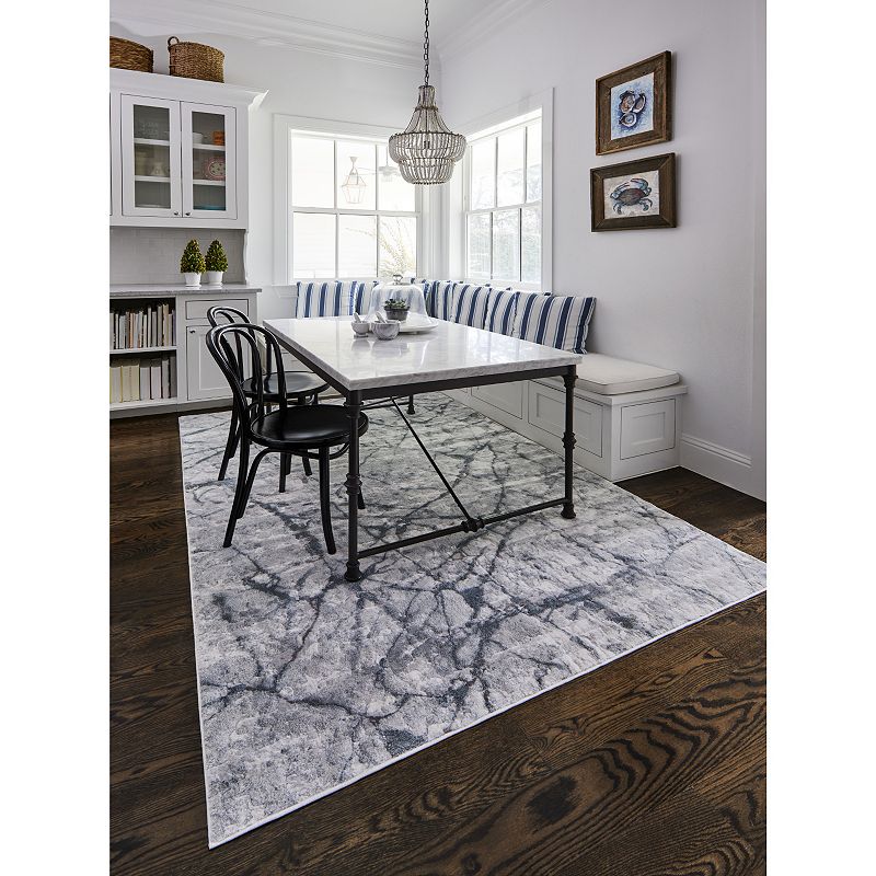 Weave and Wander Halton Contemporary Marbled Rug