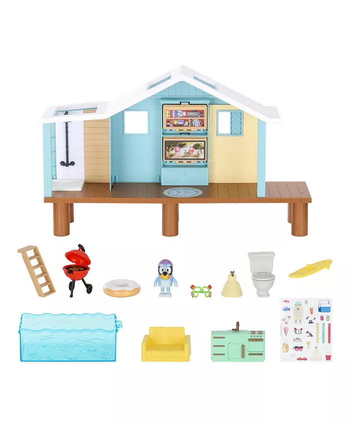 Bluey Beach Cabin Play Set