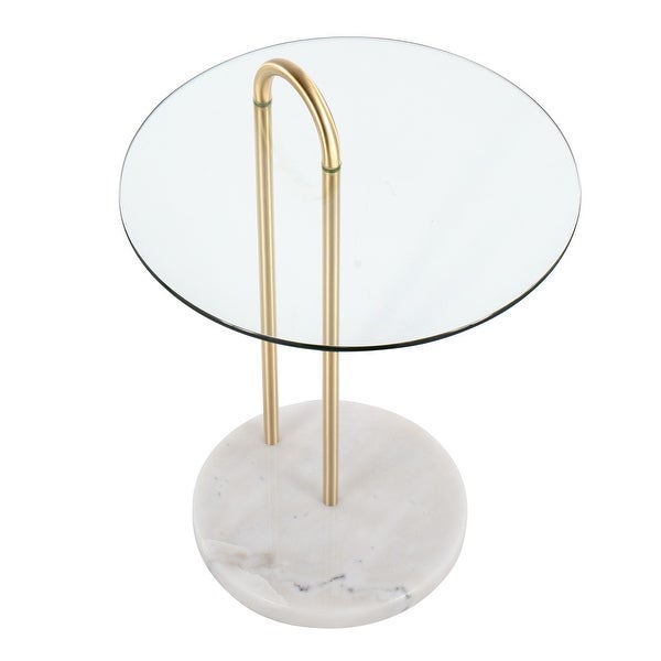 Silver Orchid Battista Side Table