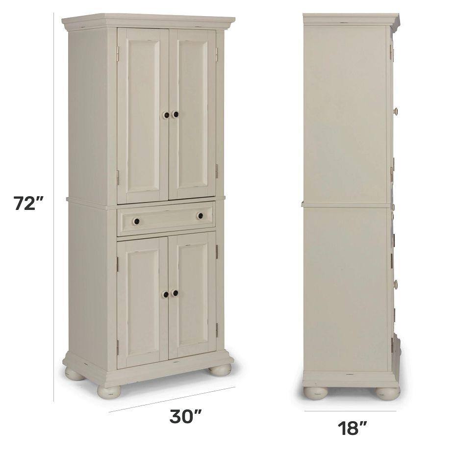 HOMESTYLES Dover Off White Kitchen Pantry 5427-69