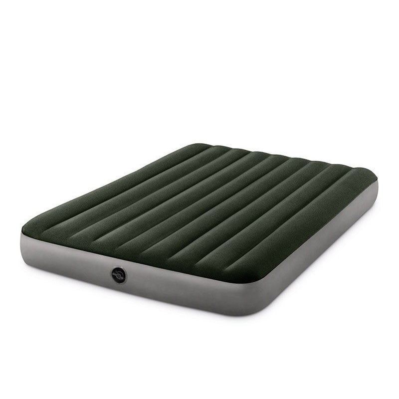 WANDF Bed Air Bed Camping Air Mattress Inflatable Bed Blow Up Mattresses Black 53.9 x 75 x 9.8 inches，Green