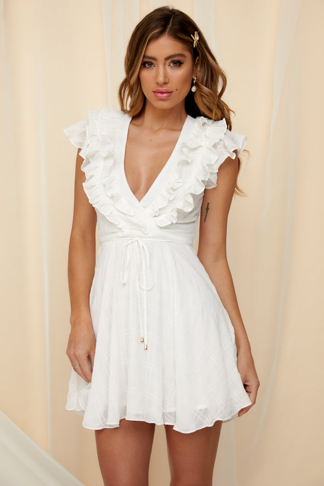 Lost Town Dress White