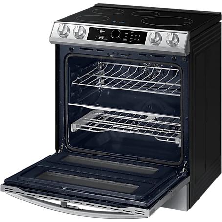  30-inch Slide-in Electric Induction Range with WI-FI Connect NE63T8951SS/AC