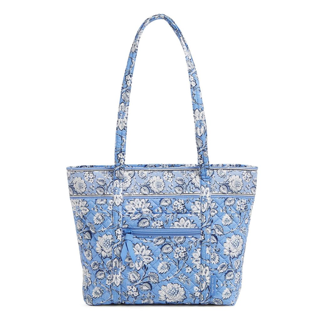 Vera Bradley  Small Vera Tote Bag in Sweet Garden Blue