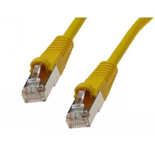 NTW 50 ft. Cat6 Snagless Shielded (STP) Network Patch Cable Yellow 345-S6-050YL