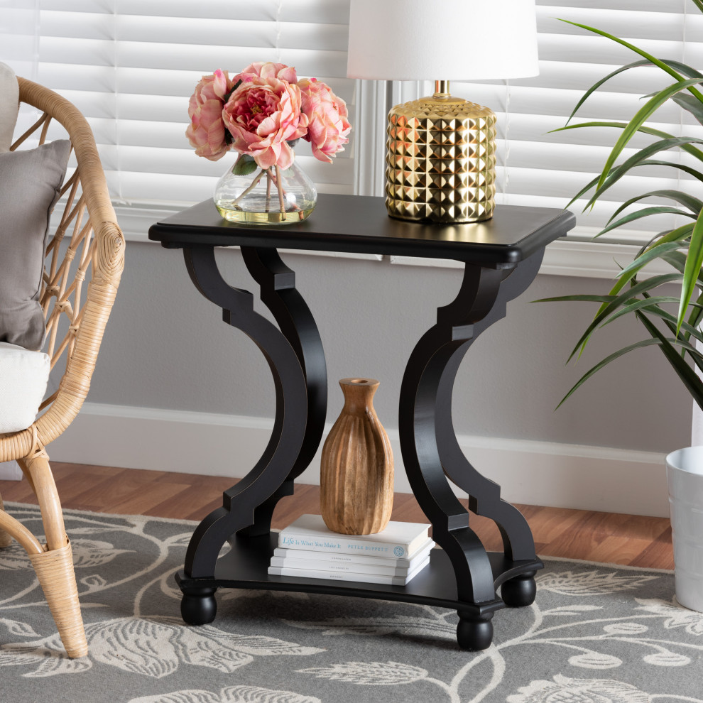 Emmy End Table   Traditional   Side Tables And End Tables   by Baxton Studio  Houzz