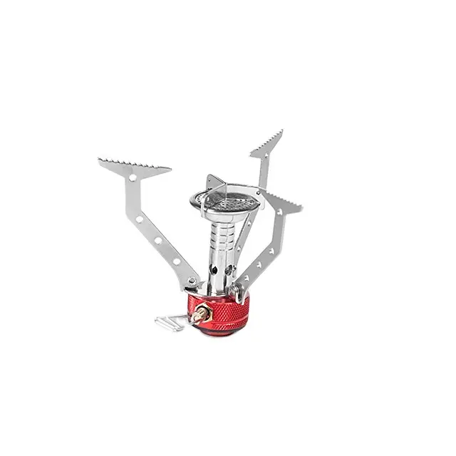 High quality Portable Mini  outdoor camping gas stove Hiking cooking burner Backpacker Cook Stove lighter stove for camp popular