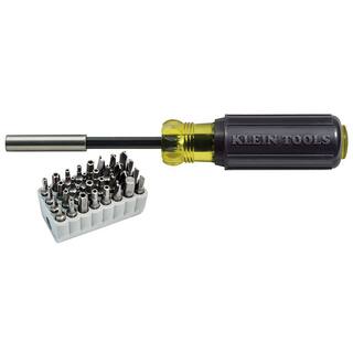 Klein Tools Magnetic Screwdriver with 32 Tamperproof Bits 32510