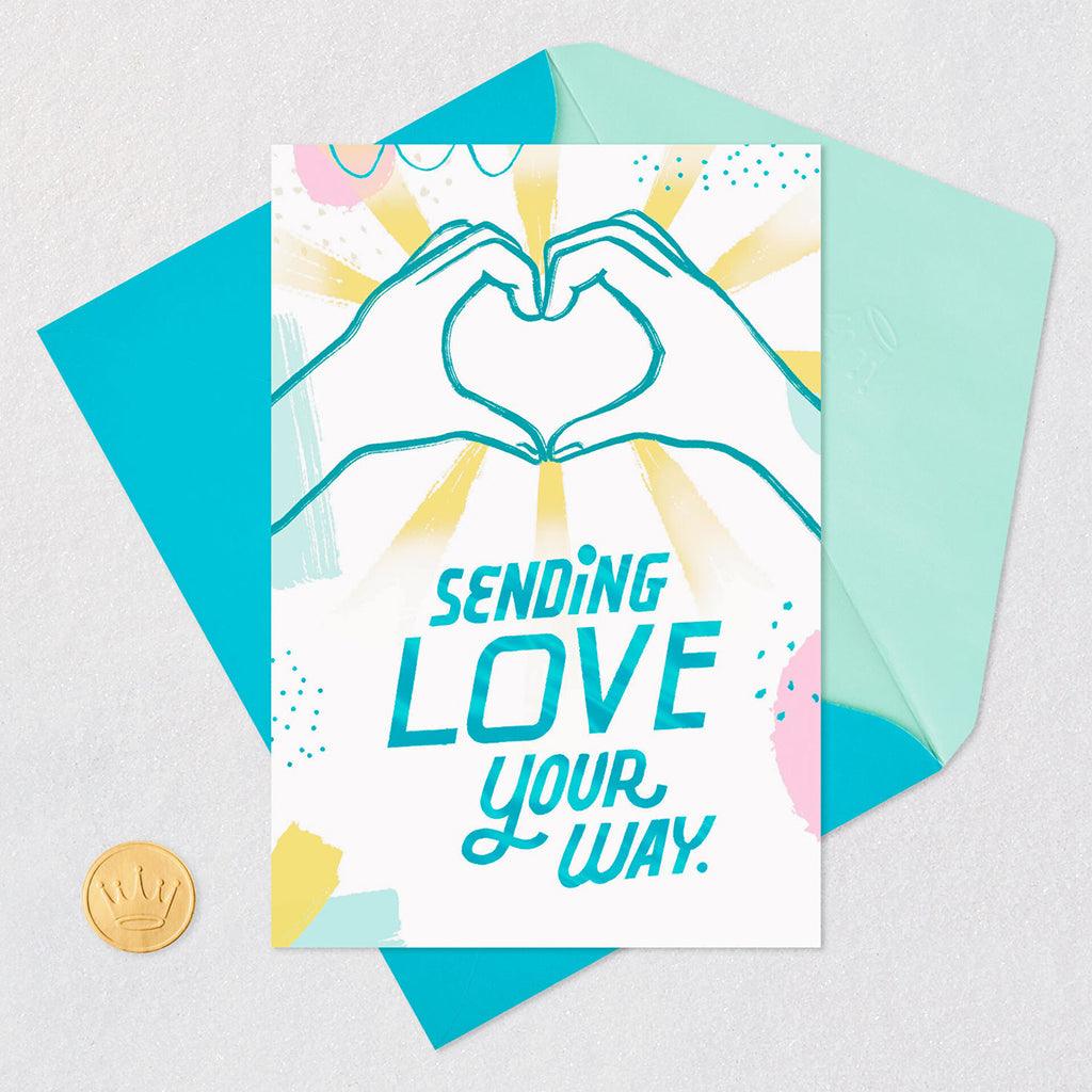 Hallmark  Sending Love Your Way Video Greeting Thinking of You Card