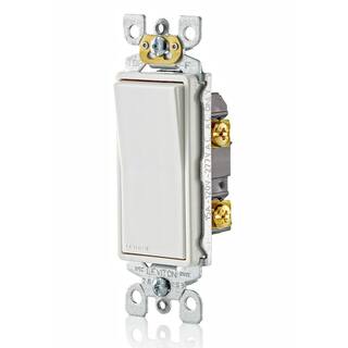 Leviton Decora 15 Amp Single-Pole Switch White R72-05601-2WS