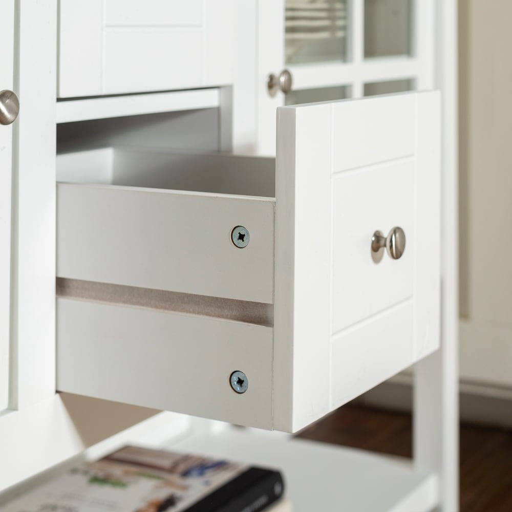 Middlebrook 52 inch White Buffet Cabinet TV Console