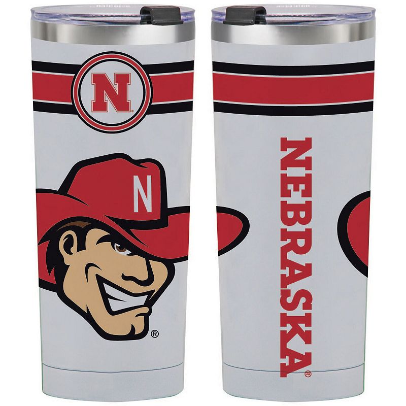 Nebraska Huskers 24oz. Classic Stainless Steel Tumbler