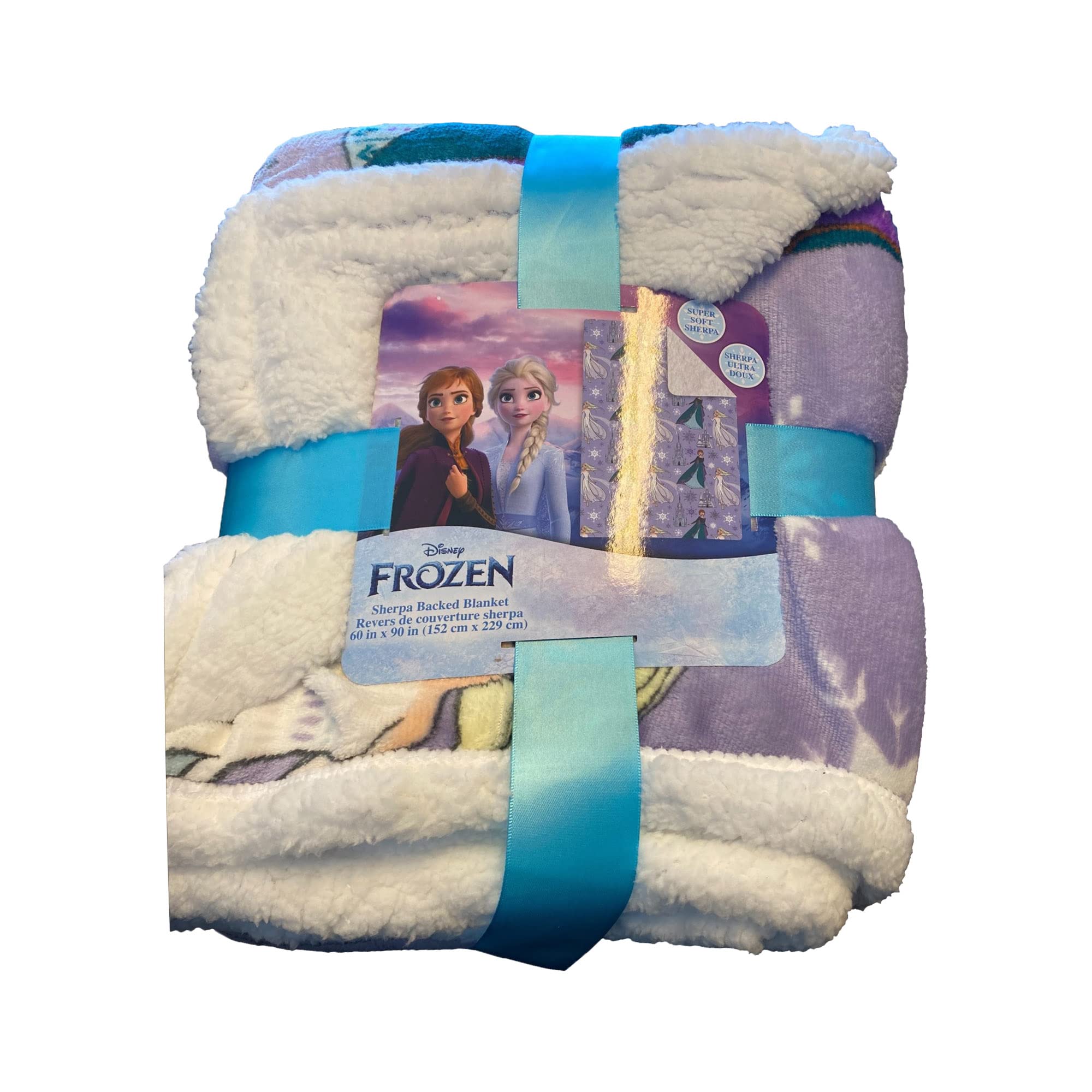 Frozen Explore and Believe Sherpa Plush Throw Kids Blanket - Girls 60