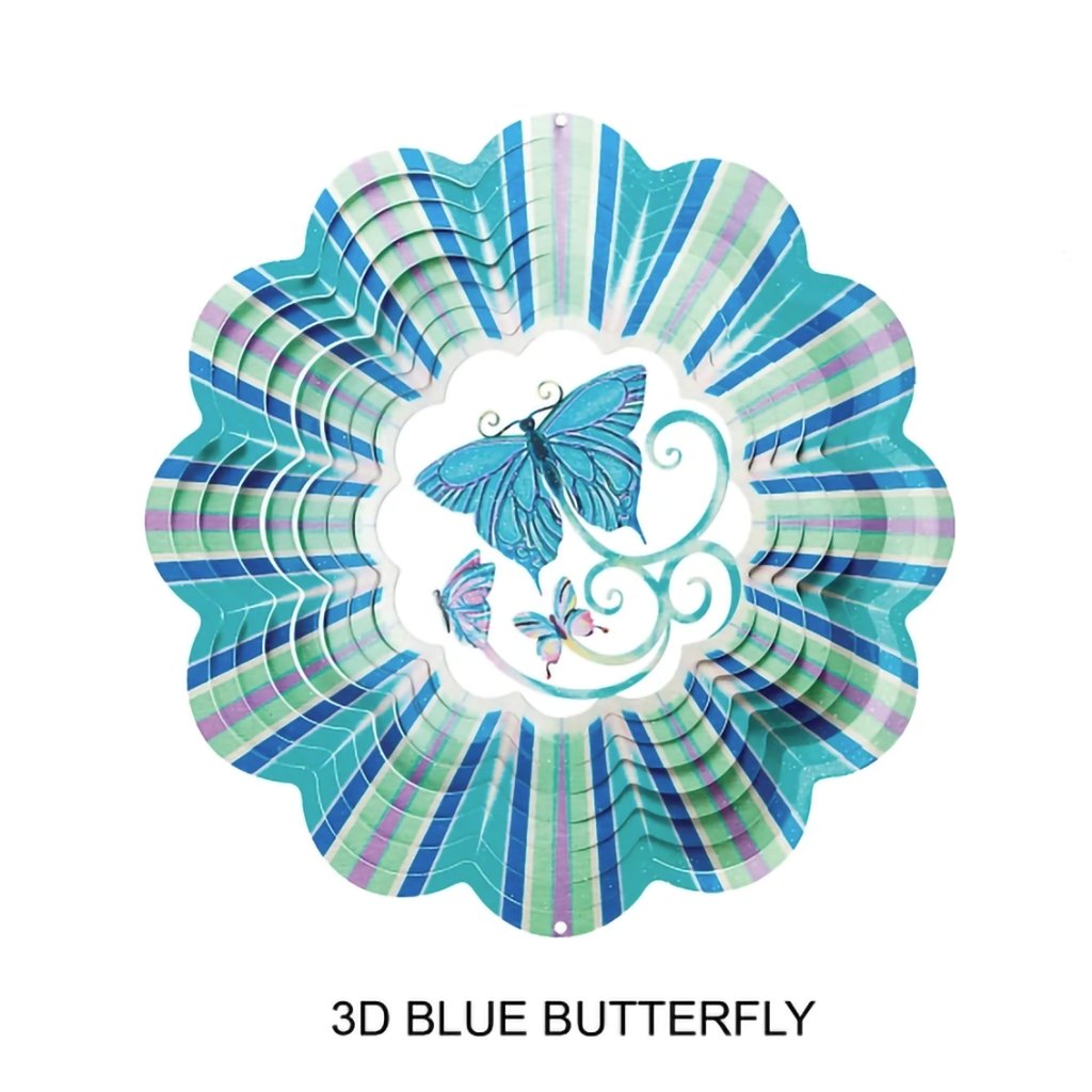 Spinfinity  Blue Butterfly - 3D